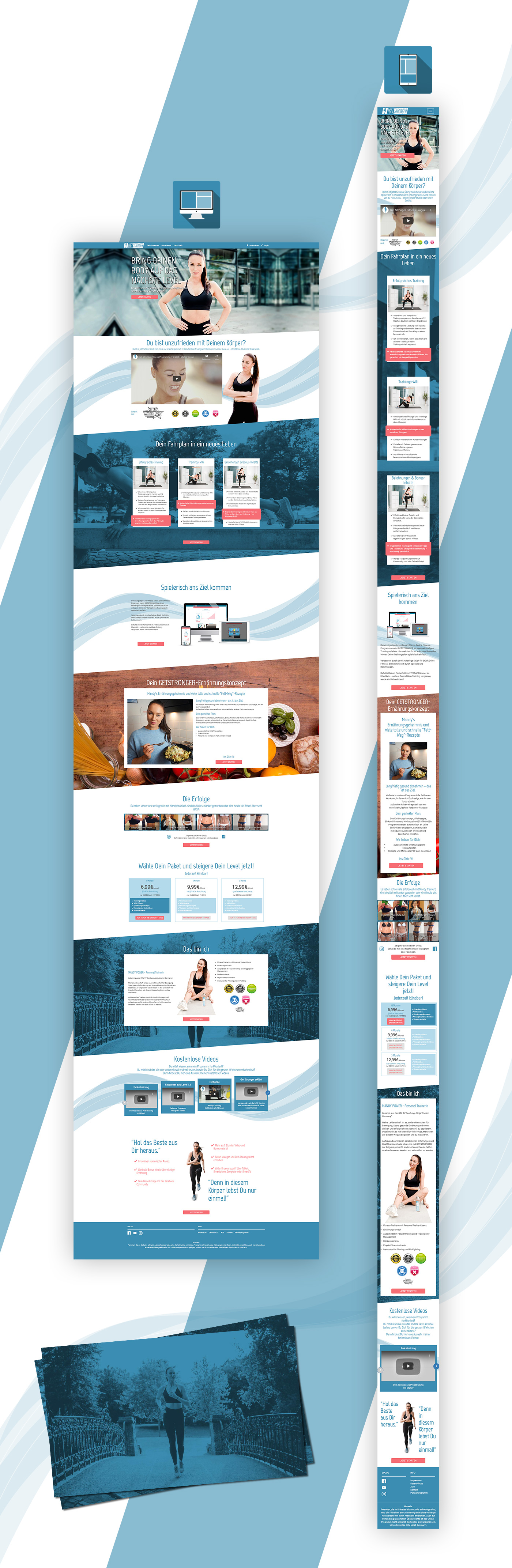 Website Desktop Mobile